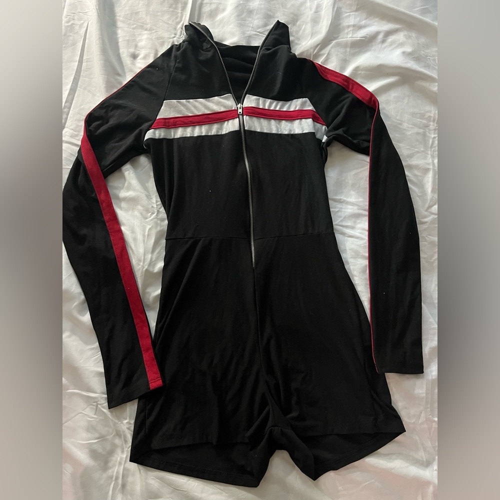 Woman's small black romper